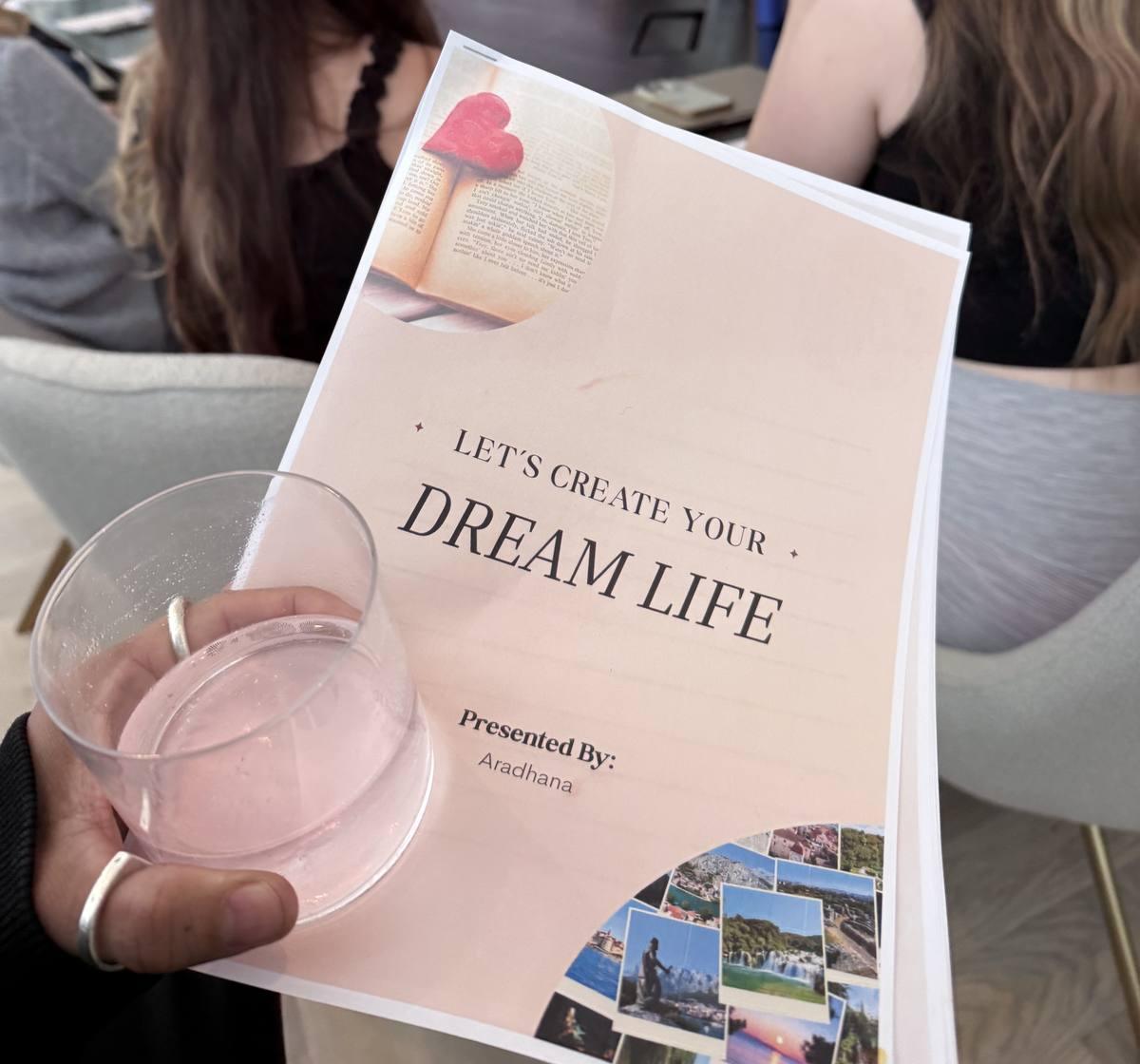 The handout each guest takes home
