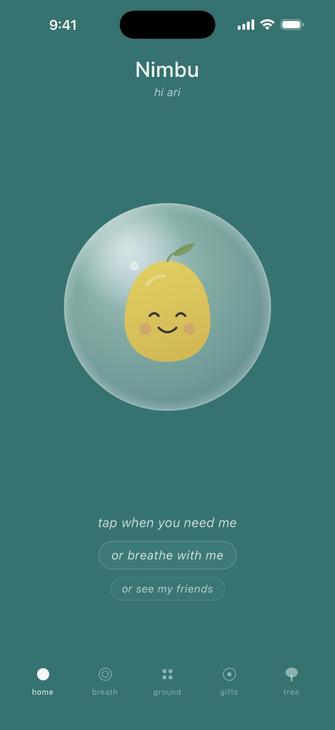 Nimbu, at home in the bubble, in Nimbu&rsquo;s World
