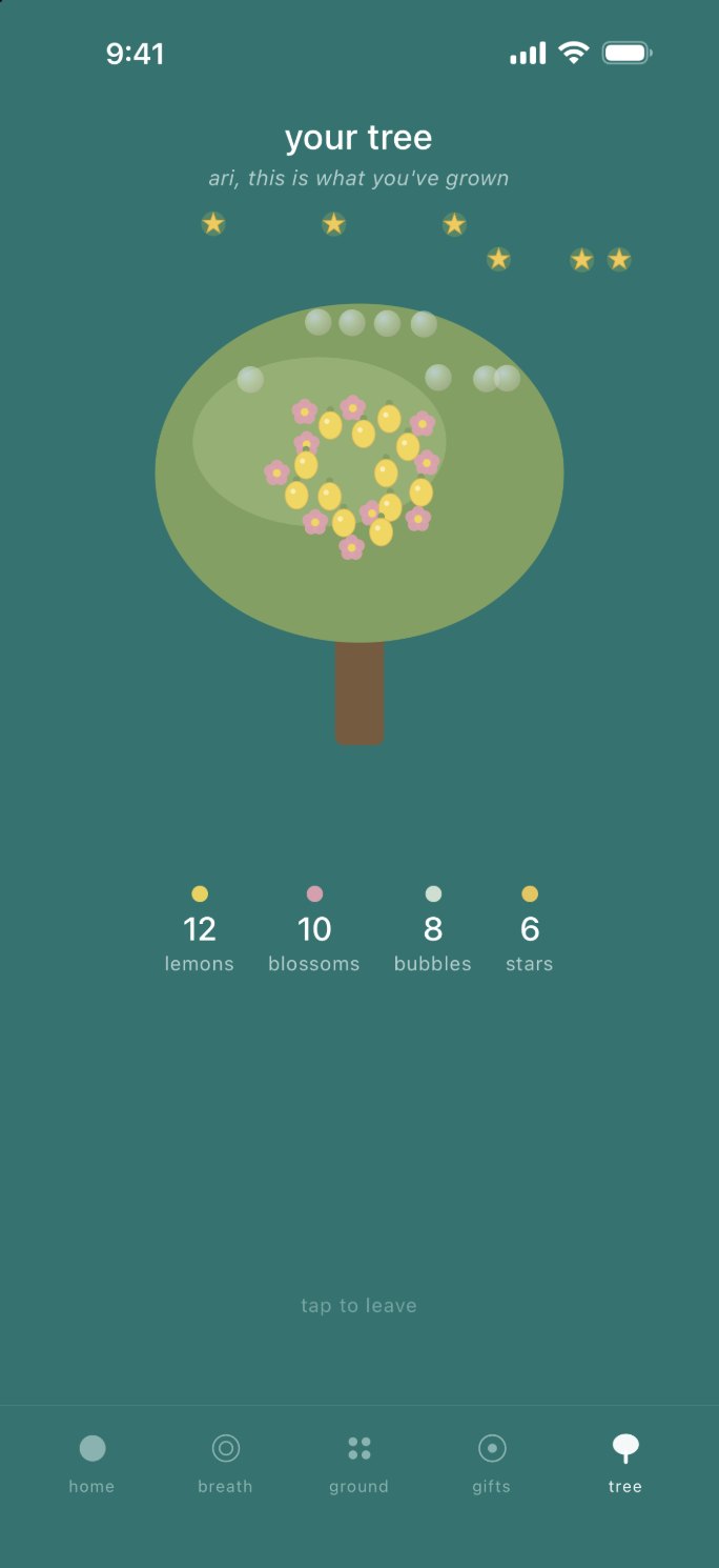 The tree, grown from every check-in, in Nimbu&rsquo;s World